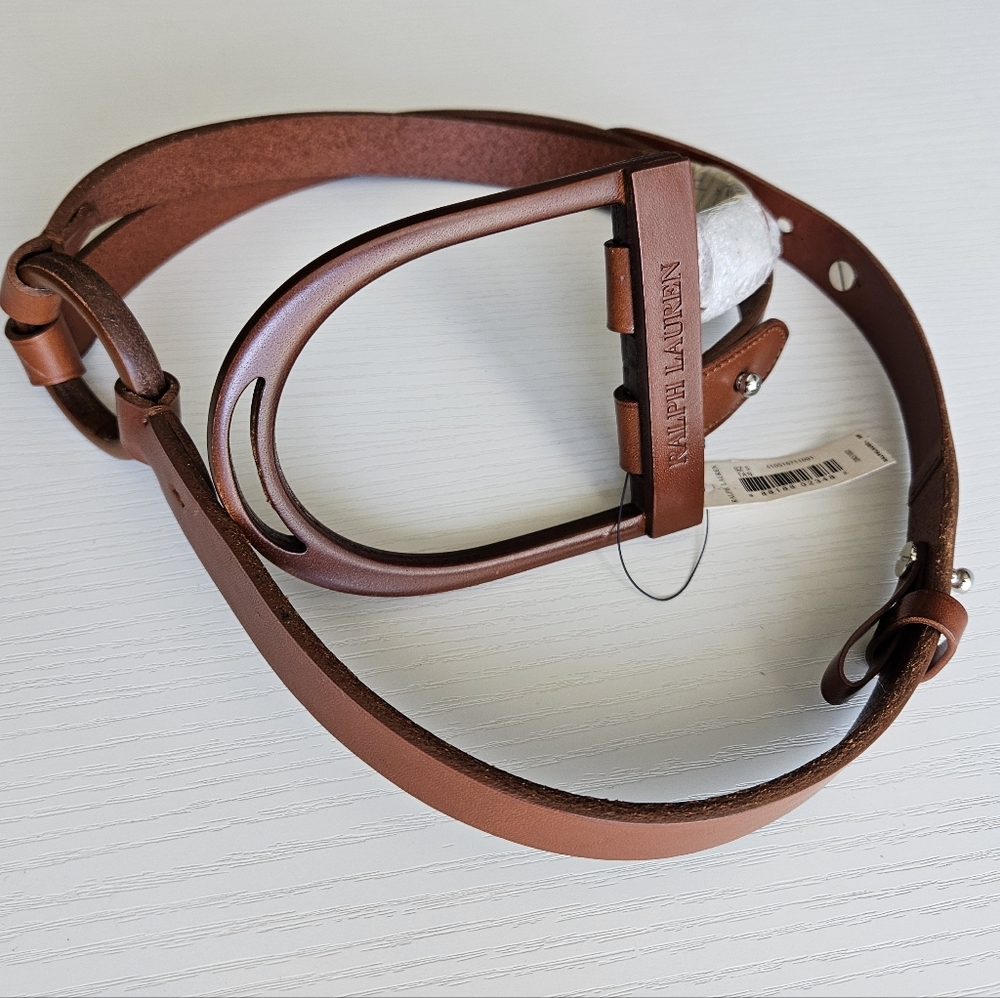 RL COLLECTION Wood Saddle Belt - Picture 7 of 13